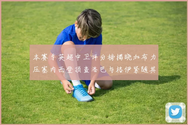 本赛季英超中卫评分榜揭晓加布力压塞内西登顶查洛巴与格伊紧随其后