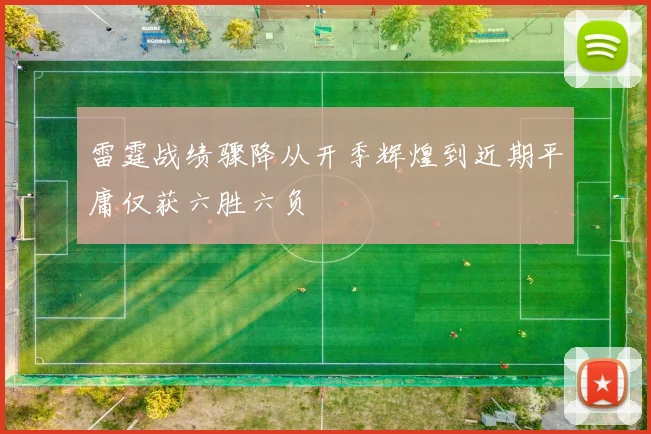 雷霆战绩骤降从开季辉煌到近期平庸仅获六胜六负